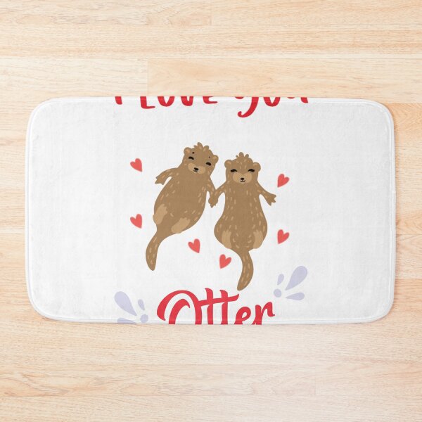 Item preview, I Love You Like No Otter Valentines Couple Gift designed and sold by GINIART.