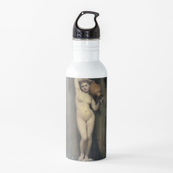 The Source - La Source - Jean Auguste Dominique Ingres  Water Bottle