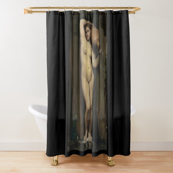 The Source - La Source - Jean Auguste Dominique Ingres  Shower Curtain