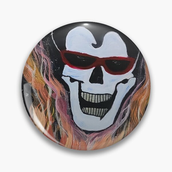 Item preview, Layne Staley skull tattoo surrounded in flames designed and sold by Raineylanes.