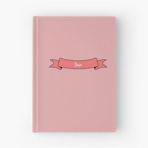 Item preview, Iowa - Ribbon Label (pink) designed and sold by CityCollection.
