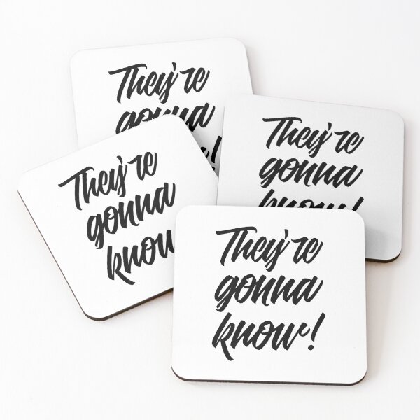 Item preview, They're gonna know designed and sold by SzilviaHDesign.