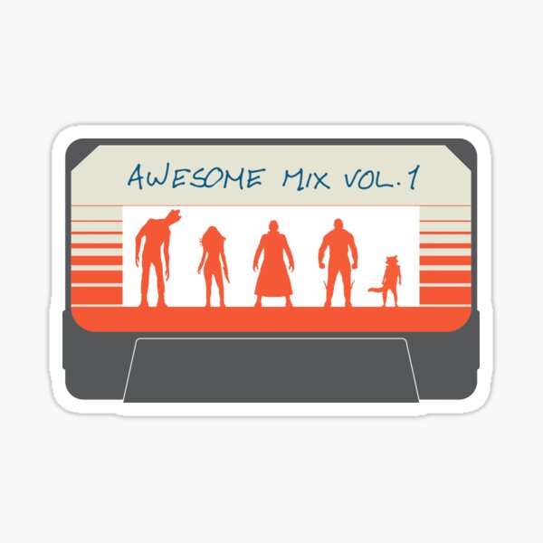 Awesome Mix Sticker