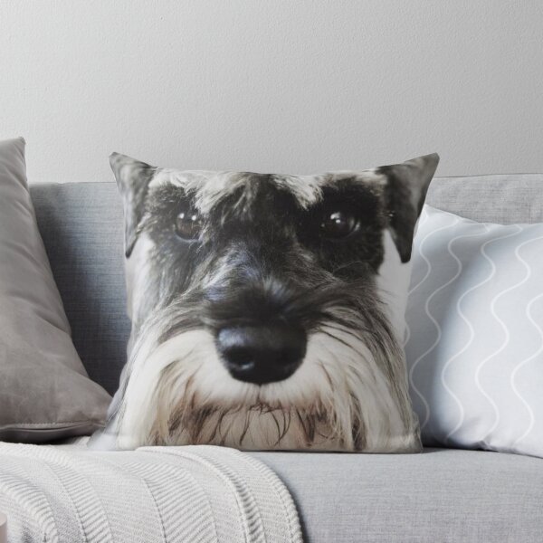 Vista previa del artículo con la obra «Perro schnauzer de cara completa, mascotas, perros, lindo cachorro», diseñado y vendido por Coolstuff4you71.