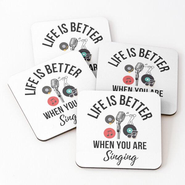 Item preview, Life is better with singing designed and sold by i-longmanshop.