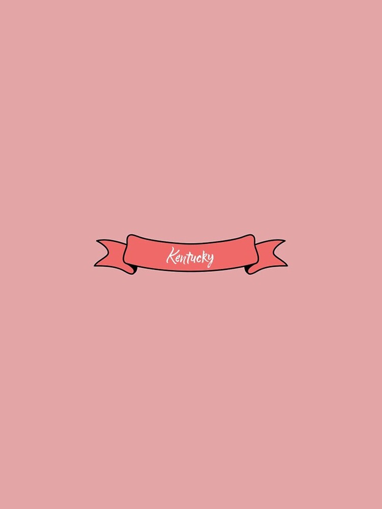 Thumbnail 4 of 4, iPhone Case, Kentucky - Ribbon Label (pink) designed and sold by CityCollection.