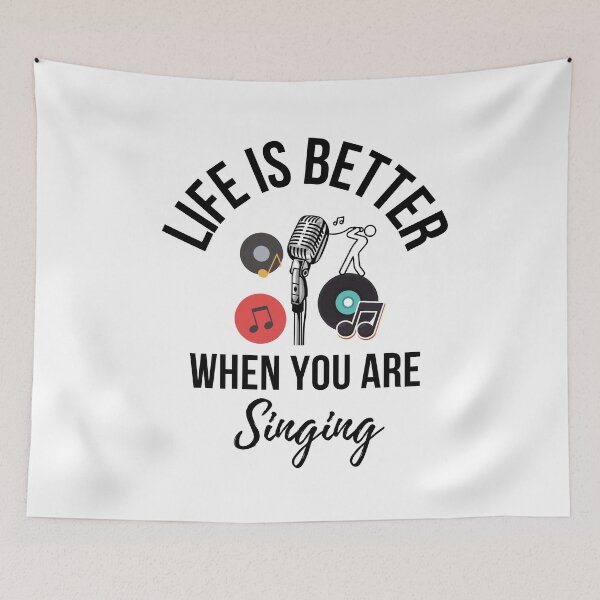 Item preview, Life is better with singing designed and sold by i-longmanshop.