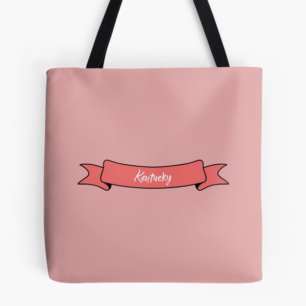 Item preview, Kentucky - Ribbon Label (pink) designed and sold by CityCollection.