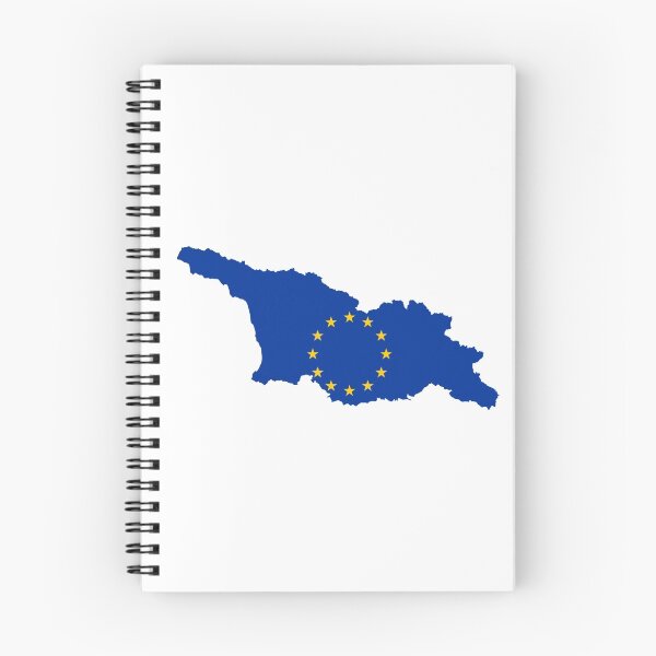 Item preview, European Union Flag Map of Georgia designed and sold by abbeyz71.