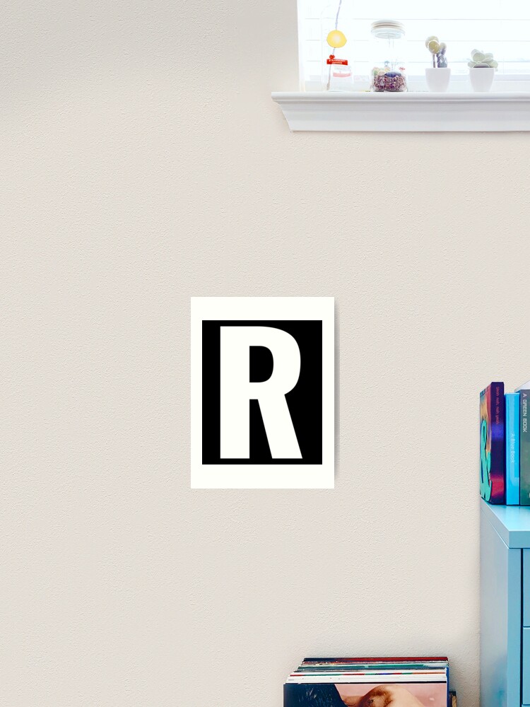 Imagen 2 de 3, Lámina artística con la obra Letra "R" de ABC. Letra R., diseñada y vendida por LetterBase.