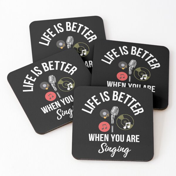 Item preview, Life is better with singing designed and sold by i-longmanshop.