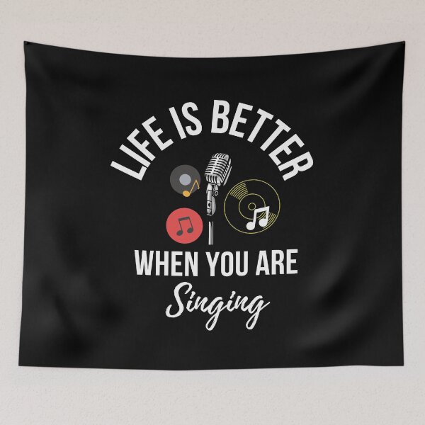Item preview, Life is better with singing designed and sold by i-longmanshop.
