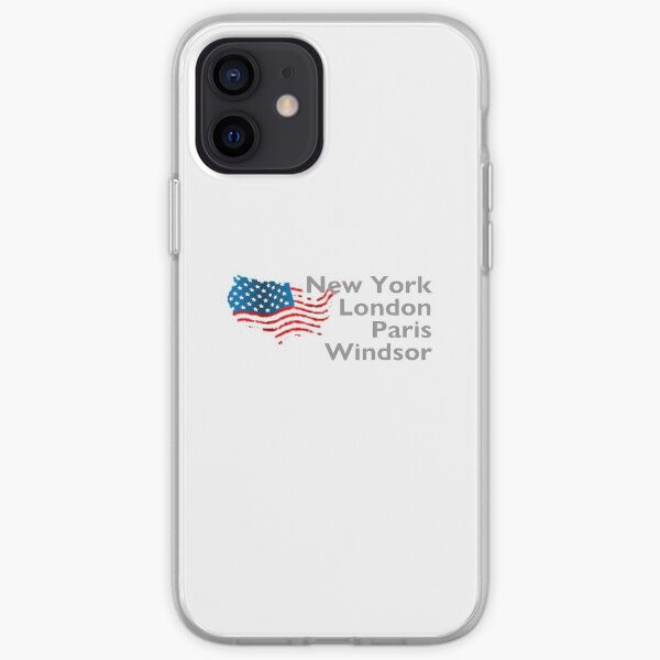 New York London Paris Windsor iPhone Soft Case