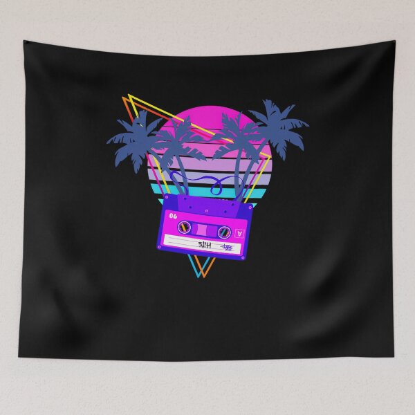Item preview, Vaporwave Aesthetic Art - Cinta de casete Sunset de los 90 en estilo Outrun Synthwave designed and sold by Hitagivapor.