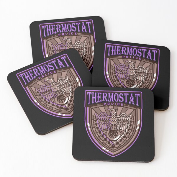 Item preview, Thermostat Police Design designed and sold by Paula Helit.