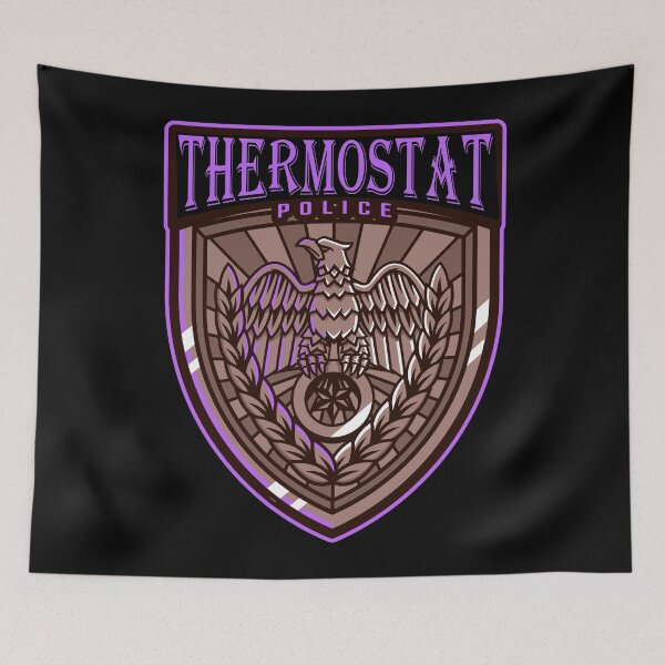 Item preview, Thermostat Police Design designed and sold by Paula Helit.