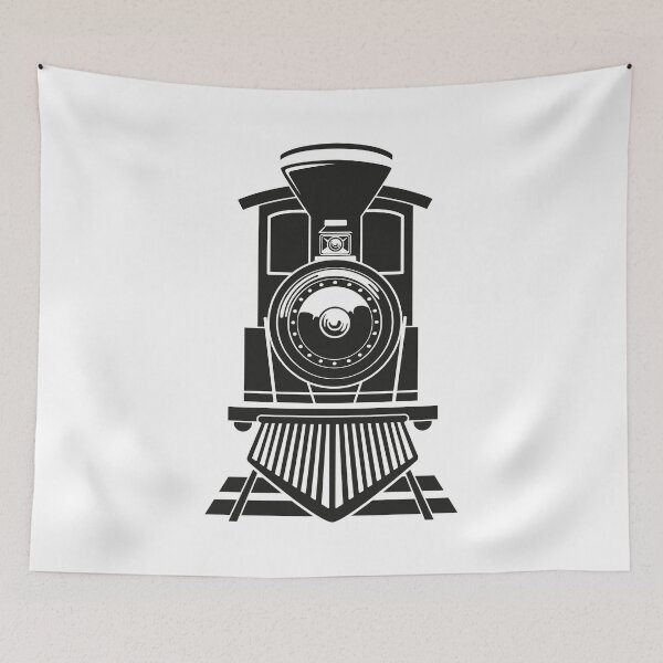 Item preview, Illustration transport vehicle steam train on rails. Ideal for educational and institutional materials designed and sold by LucianoCosmo.