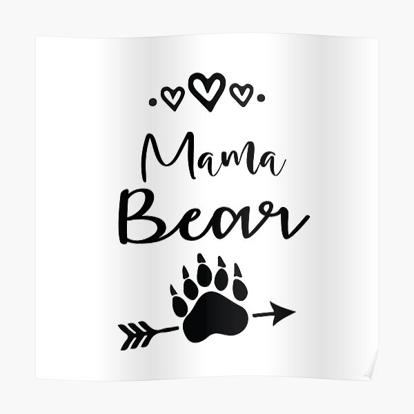 Download Mama Bear Svg Wall Art Redbubble