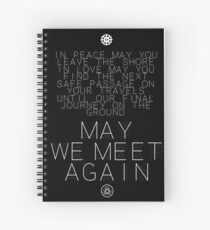 May We Meet Again Constellation Spiral Notebook
