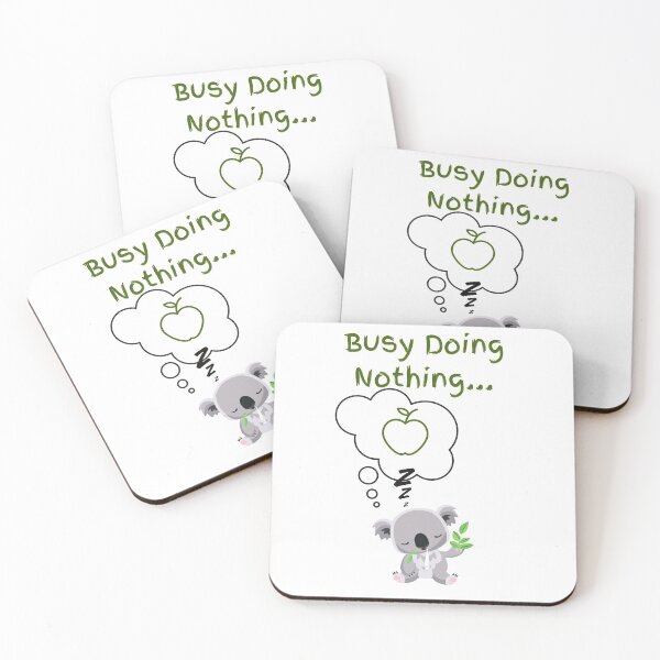 Item preview, Busy Doing Nothing Koala (Dreaming of food) designed and sold by albix81.