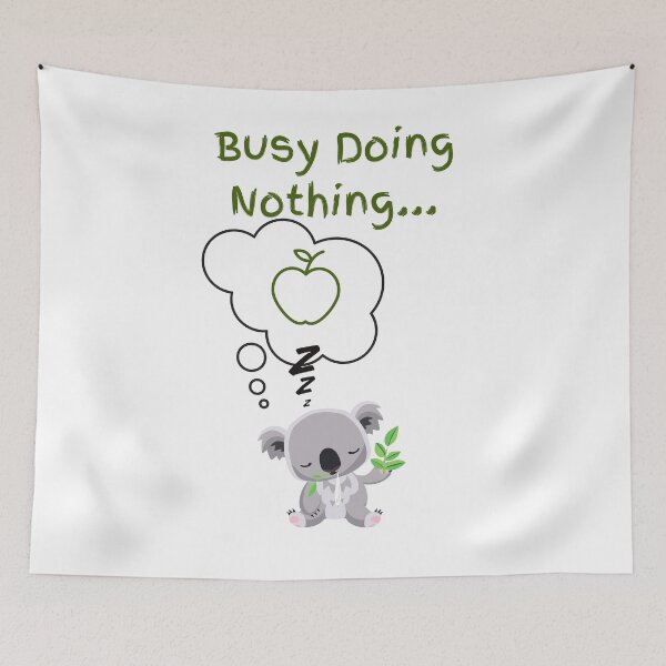 Item preview, Busy Doing Nothing Koala (Dreaming of food) designed and sold by albix81.