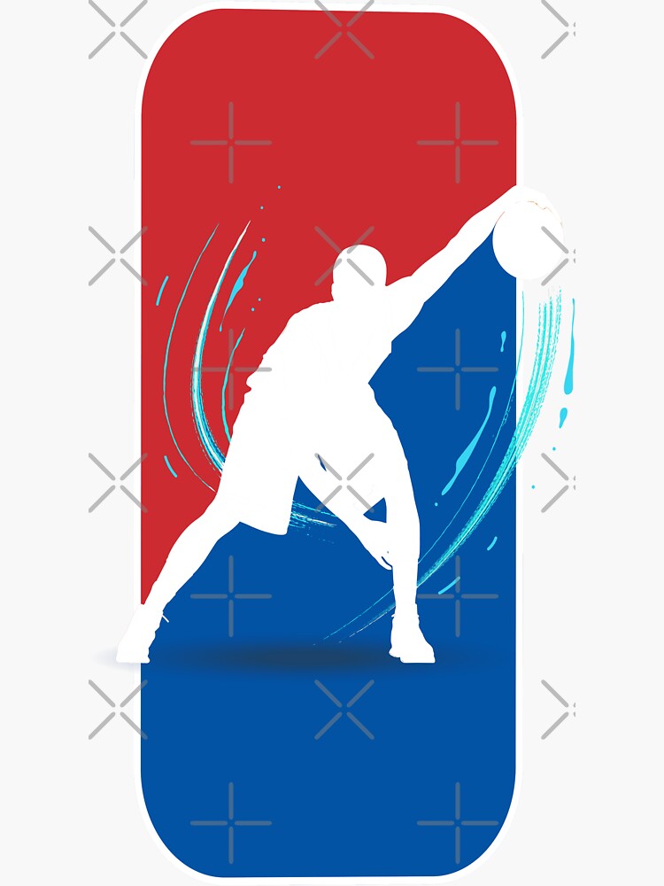 High Crossover Dribble Basketball Nba Logo Parody Sticker For Sale By