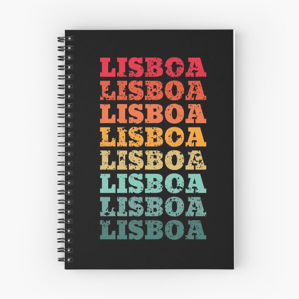 Item preview, Lisbon - Lisboa - repeated retro vintage sunset colors with a distressed design effect designed and sold by Rhu Creations.