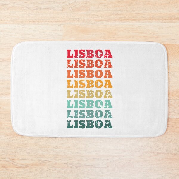 Item preview, Lisbon - Lisboa - repeated retro vintage sunset colors with a distressed design effect designed and sold by Rhu Creations.