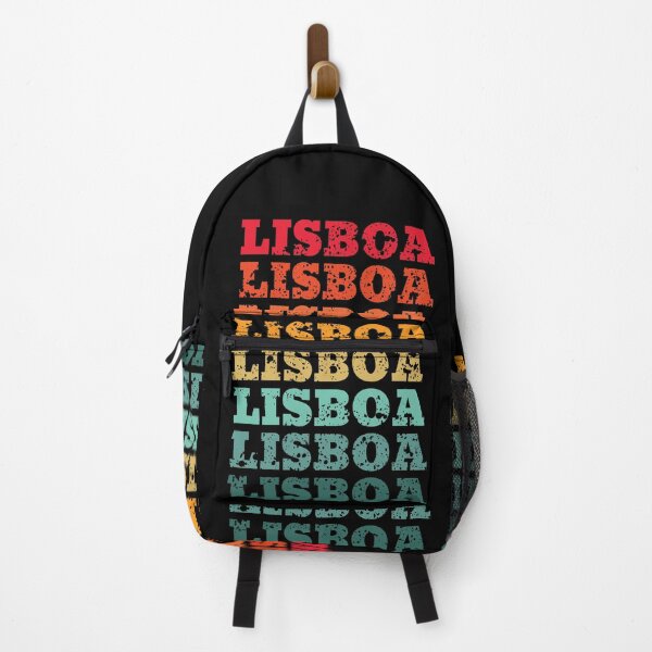 Item preview, Lisbon - Lisboa - repeated retro vintage sunset colors with a distressed design effect designed and sold by Rhu Creations.