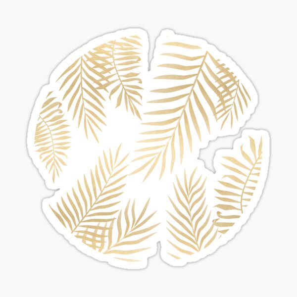 Item preview, Gold palm leaves designed and sold by MartaOlgaKlara.