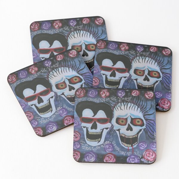 Item preview, Layne Staley/Jerry Cantrell skull tattoos designed and sold by Raineylanes.