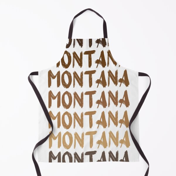 Artikelvorschau, Montana essentielles T-Shirt, wiederholtes Wort entworfen und verkauft von siimpple.