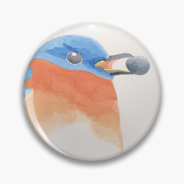 Item preview, angry bluebird with blueberry designed and sold by TheWaterBirds.