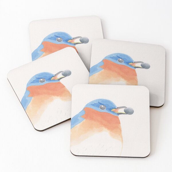 Item preview, angry bluebird with blueberry designed and sold by TheWaterBirds.