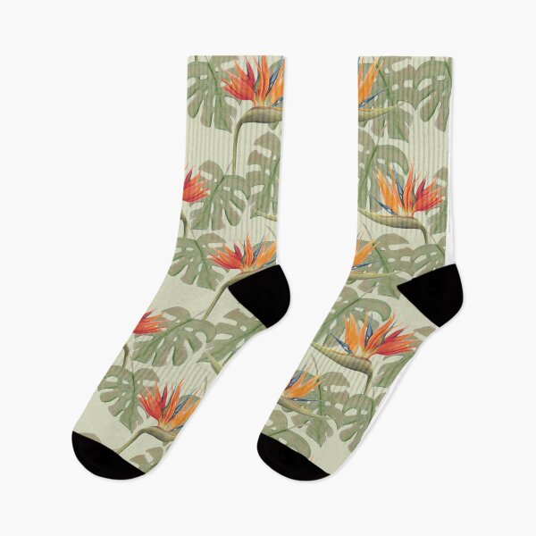 Item preview, Tropical Flowers and leaves pattern designed and sold by CreativeIsland.
