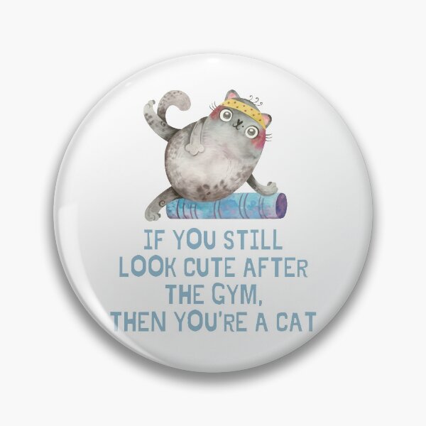 Item preview, Funny - Gym Cat designed and sold by iamwowie.