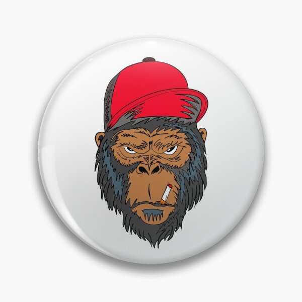 Item preview, Nerdy monkey smoking  designed and sold by chrstdnl.