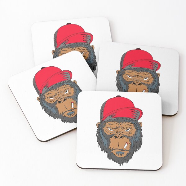 Item preview, Nerdy monkey smoking  designed and sold by chrstdnl.