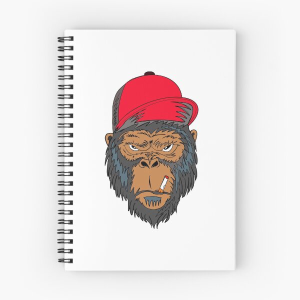 Item preview, Nerdy monkey smoking  designed and sold by chrstdnl.