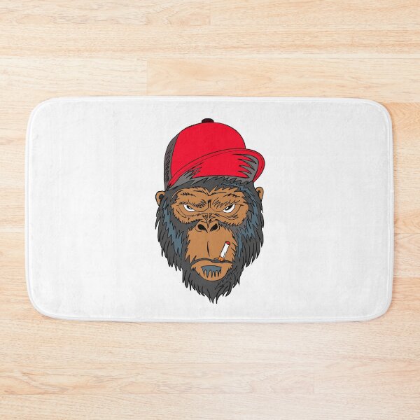 Item preview, Nerdy monkey smoking  designed and sold by chrstdnl.