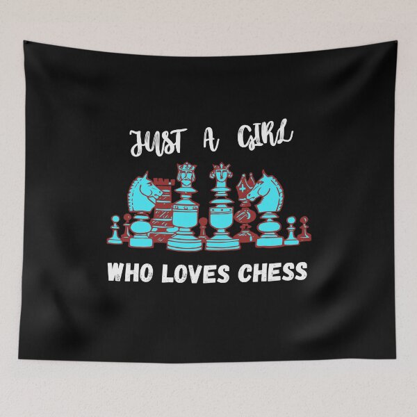 Item preview, Just A Girl Who Loves Chess designed and sold by Quadghouls.