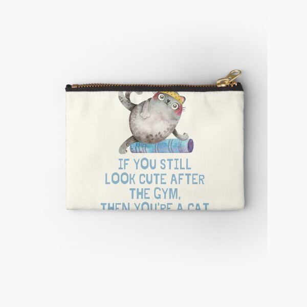 Item preview, Funny - Gym Cat (Ivory) designed and sold by iamwowie.
