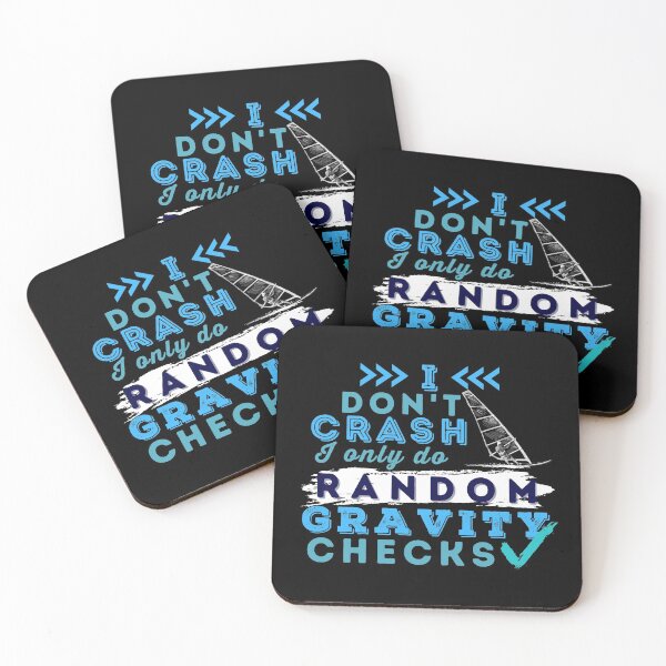Item preview, I Don't Crash I Do Random Gravity Checks Windsurfing designed and sold by Hoiho Adventure Shirts.