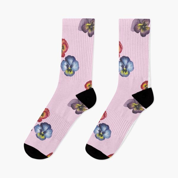 Item preview, ✿ Floral pink pansies pattern designed and sold by CreativeIsland.