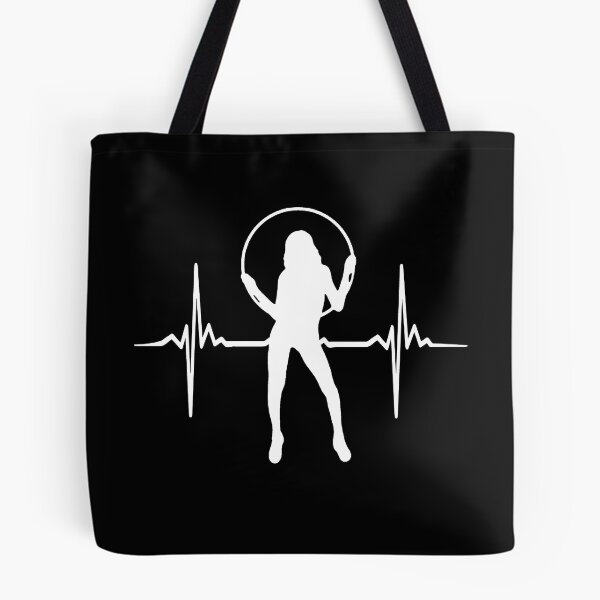 Item preview, HULA HOOP Girl - Heartbeat EKG Heart Line Mama Hullern designed and sold by urban-design.