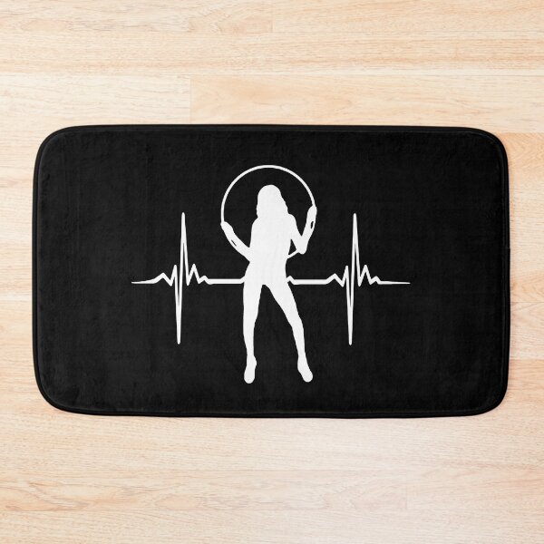 Item preview, HULA HOOP Girl - Heartbeat EKG Heart Line Mama Hullern designed and sold by urban-design.