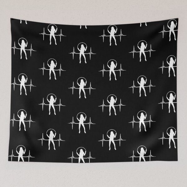 Item preview, HULA HOOP Girl - Heartbeat EKG Heart Line Mama Hullern designed and sold by urban-design.