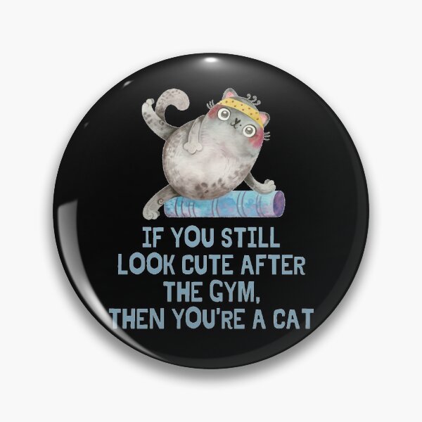 Item preview, Funny - Gym Cat (Black) designed and sold by iamwowie.