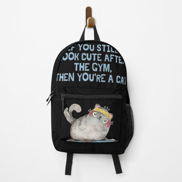Item preview, Funny - Gym Cat (Black) designed and sold by iamwowie.