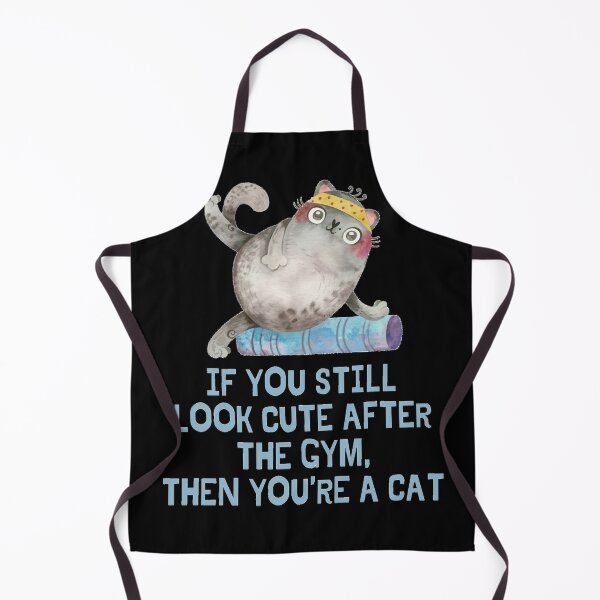 Item preview, Funny - Gym Cat (Black) designed and sold by iamwowie.